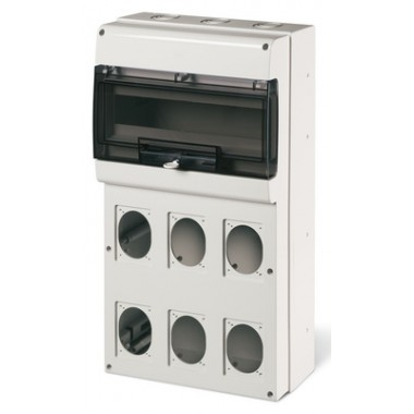 Фотография товара 'DKC DIS6725616 Корпус на 16 модулей и 6 постов с основанием 70х87 мм'