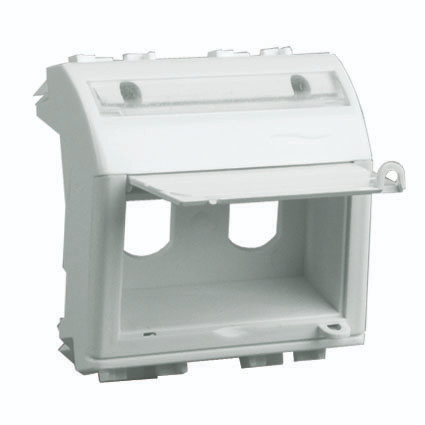 Фотография товара 'DKC 76615B Адаптер для двух оптоволоконных разъемов типа ST'