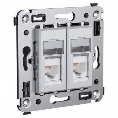 Фотография товара 'DKC 4404364 Компьютерная розетка RJ-45 в стену, кат.5e'