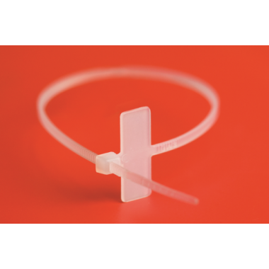 Фотография товара 'DKC 252100-M Хомут P6.6 маркировочный, белый, 2,5х100, табличка 8х25,4'