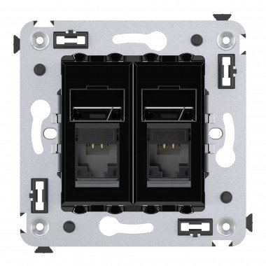 Фотография товара 'DKC 4402294 Компьютерная розетка RJ-45 в стену, кат.6'