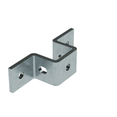 Фотография товара 'DKC BMD1051HDZ Крепление стеновое для С-образного профиля 41х41'