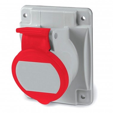 Фотография товара 'DKC DIS4131667 Розетка панельная с наклоном IP44 16А 3P+E+N 400В'