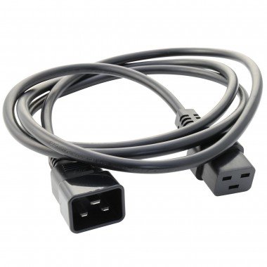 Фотография товара 'DKC R5CORD9018 Кабель питания ДКС, IEC 60320 С19 - IEC 60320 C20, 1.8 м, сечение 3 x2,5 мм'