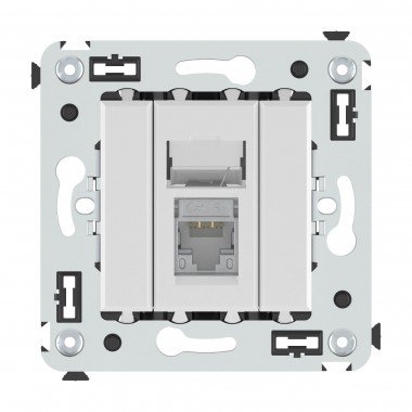 Фотография товара 'DKC 4400393 Компьютерная розетка RJ-45 в стену, кат.6'