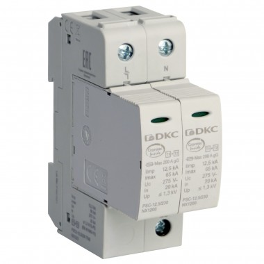 Фотография товара 'DKC NX1221 УЗИП, класс I+II, 2-полюсный, L-N-PE, 12,5кA'
