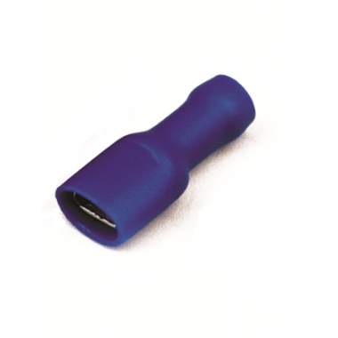 Фотография товара 'DKC 2B01TP Наконечник плоский полностью изолир. 1,5-2,5 кв.мм 4,8х0,8 мм (РППИ-М)'