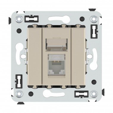 Фотография товара 'DKC 4405293 Компьютерная розетка RJ-45 в стену, кат.6 одинарная'