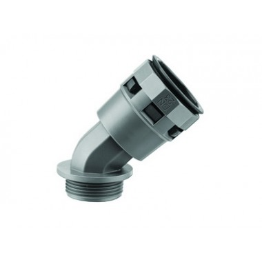 Фотография товара 'DKC PAL23M25N Муфта 45 грд. труба-коробка DN 23 мм, М25х1,5'