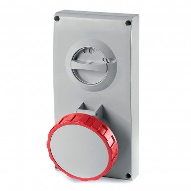 Фотография товара 'DKC DIS4056386 Розетка с механической блокировкой 63А, 3P+E'