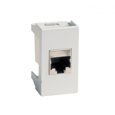 Фотография товара 'DKC 45148 Розетка RJ-45 кат5E,экр,Viva,1 мод.'