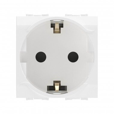 Фотография товара 'DKC 76482B Электрическая розетка с заземлением, со шторками'