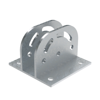 Фотография товара 'DKC BSF4104HDZ Крепление с площадкой шарнирное для профиля BPM-41'