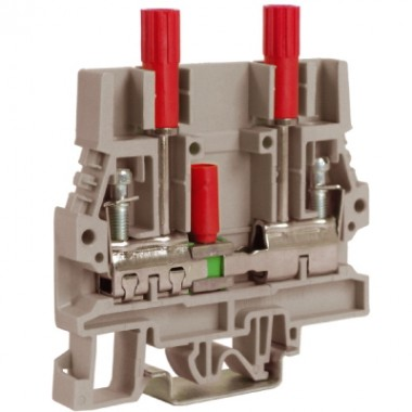 Фотография товара 'DKC ZSB210GR SCB.6/DDGR, тестовый с разъединителем для вольтметра 6 кв.мм'