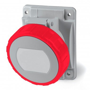 Фотография товара 'DKC DIS4181667 Розетка панельная с наклоном IP67 16A 3P+E+N 400В'