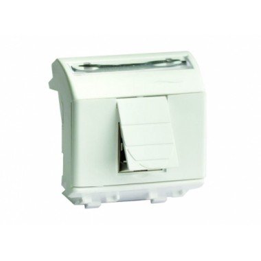 Фотография товара 'DKC 76655B Ком.роз. RJ45 кат.5e, Brava, 2мод'