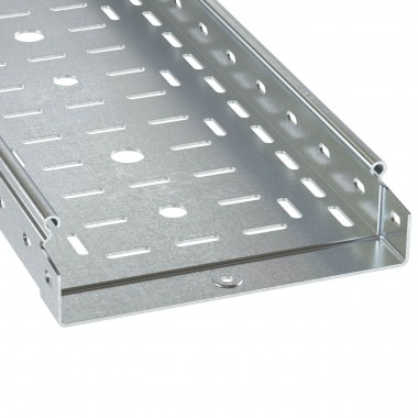 Фотография товара 'DKC 3526010ZL Лоток перфорированный 50х50 L 3000 толщ. 1,0 мм, цинк-ламельный'
