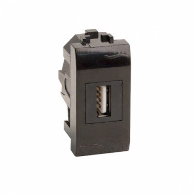 Фотография товара 'DKC 77200N USB 2.0 розетка, Brava, 1 мод.'