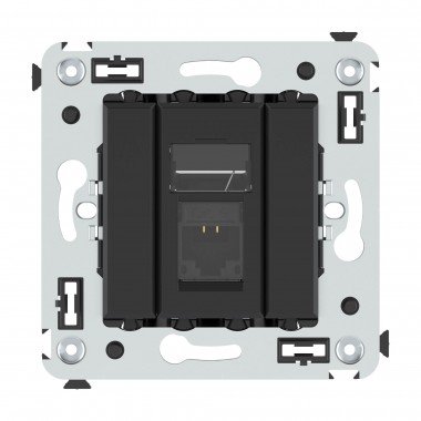 Фотография товара 'DKC 4412373 Компьютерная розетка RJ-45 в стену, кат.6А одинарная'