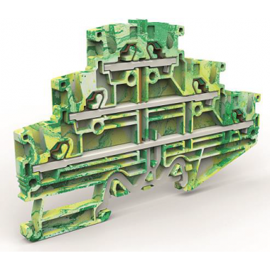 Фотография товара 'DKC ZEFTE200 Трехуровневая клемма на 2,5 кв.мм с заземлением'