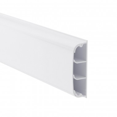 Фотография товара 'DKC 07200 Кабель-канал плинтусного типа 70х22 мм, трехсекционный, с крышкой'