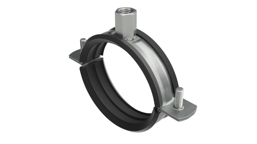 Фотография товара 'DKC BHM21200 Хомут для средних нагрузок с изоляцией с гайкой М8 для труб d 2"'