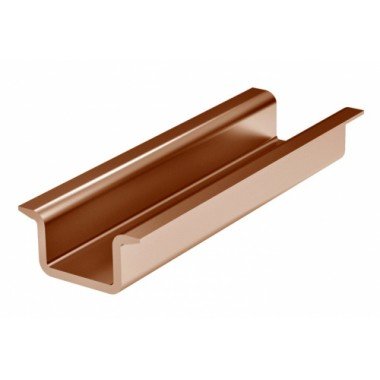 Фотография товара 'DKC 02155CU Дин-рейка медная, с насечкой, усиленная OMEGA 3B, 35х15мм.'