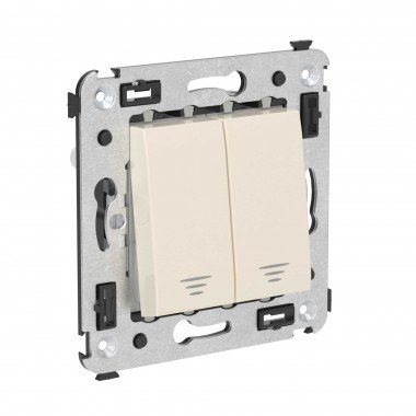 Фотография товара 'DKC 4405154 Кнопка двухклавишная в стену, "Avanti"'