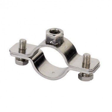 Фотография товара 'DKC 6040-112 Хомут для тяжелых нагрузок 47-51 мм (1" 1/2), M8, нержавеющая сталь AISI304'