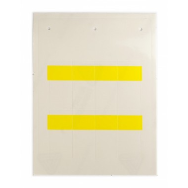 Фотография товара 'DKC CMSA5023Y Самоламинирующаяся маркировка для кабелей и труб'