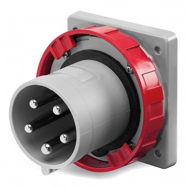 Фотография товара 'DKC DIS2466398 Вилка панельная прямая IP67 63А 3P+E+N 400В'