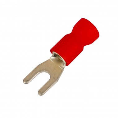 Фотография товара 'DKC 2A16P-DS-PVC Наконечник вилочный 0,25-1,5 кв.мм М6 (д.6,4 мм) (НВИ)'